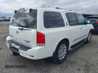 2015 Nissan Armada Platinum z VIN 5N1BA0NF9FN606276, wystawiony jako IAAI lot #41865375 z przebiegiem 223 761 mil mil oraz . Historia ofert i sprzedaży dostępna na DreamBid. Obrazek 4.