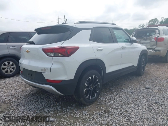 2023 Chevrolet TrailBlazer LT with VIN KL79MPS26PB052196, listed as a IAAI auction lot 41929241 with 6,401 mi miles and . Bid and sale history available at DreamBid. Image 4.