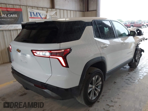 2025 Chevrolet Equinox FWD LT with VIN 3GNAXHEGXSL252341, listed as a IAAI auction lot 42093404 with 7,345 mi miles and . Bid and sale history available at DreamBid. Image 4.