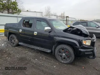 2006 Honda Ridgeline RTL with VIN 2HJYK16556H516831, listed as a Copart auction lot 52896565 with 211,504 mi miles and Salvage Title. Bid and sale history available at carsss.com. Image 4.