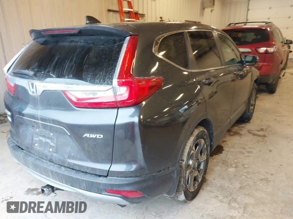 2017 Honda CR-V EX-L with VIN 5J6RW2H85HL017523, listed as a IAAI auction lot 41408152 with 106,840 mi miles. Bid and sale history available at carsss.com. Image 4.