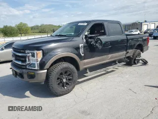 2022 Ford Super Duty F-250 SRW XL with VIN 1FT7W2BNXNEC61406, listed as a Copart auction lot 53473535 with 54,941 mi miles and Salvage Title. Bid and sale history available at carsss.com. Image 1.