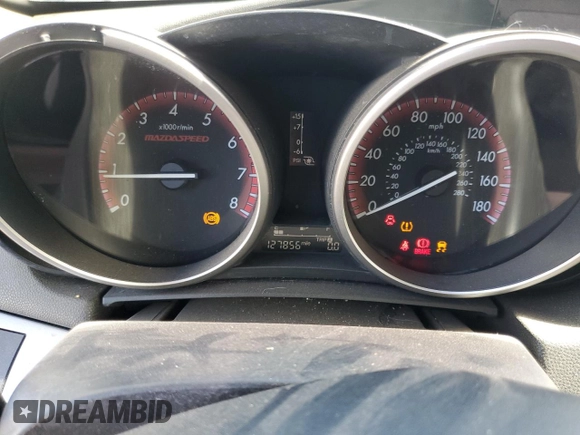 2012 Mazda 3 Mazdaspeed3 Touring with VIN JM1BL1L43C1672881, listed as a Copart auction lot 45679505 with 127,856 mi miles and Salvage Title. Bid and sale history available at DreamBid. Image 9.