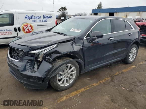2023 Cadillac XT4 AWD Luxury with VIN 1GYFZBR41PF173271, listed as a Copart auction lot 87267374 with 19,112 mi miles and Salvage Title. Bid and sale history available at carsss.com. Image 1.