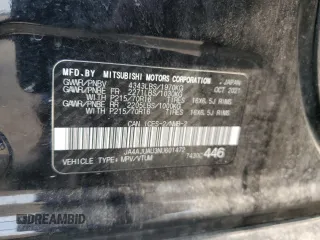 2022 Mitsubishi Outlander Sport ES с VIN JA4AJUAU3NU601472, выставлен на аукционе Copart как лот 65024694 с пробегом 37 295 миль миль и Списание • Salvage title. История ставок и продаж доступна на DreamBid. Изображение 12.