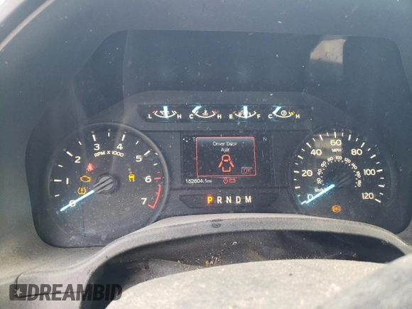 2018 Ford F-150 XL with VIN 1FTMF1EP0JKC60951, listed as a Copart auction lot 77759594 with 152,604 mi miles and Salvage title. Bid and sale history available at DreamBid. Image 9.