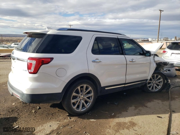 2016 Ford Explorer Limited with VIN 1FM5K8FHXGGD29037, listed as a Copart auction lot 86521114 with 40,524 mi miles and Salvage Title. Bid and sale history available at carsss.com. Image 3.