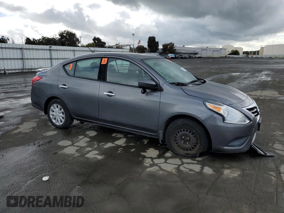 2019 Nissan Versa SV with VIN 3N1CN7AP2KL830670, listed as a Copart auction lot 50995655 with Not provided miles and Salvage title. Bid and sale history available at DreamBid. Image 4.