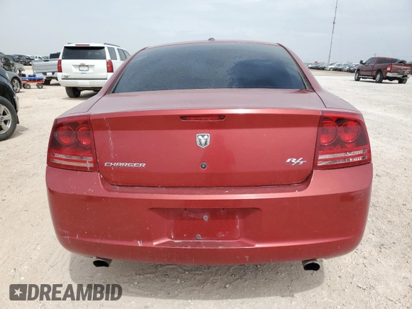 2006 Dodge Charger R/T with VIN 2B3KA53H56H195877, listed as a Copart auction lot 54815945 with 204,993 mi miles and Salvage Title. Bid and sale history available at carsss.com. Image 6.