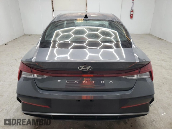 2025 Hyundai Elantra SEL Convenience with VIN KMHLS4DG3SU905006, listed as a Copart auction lot 51754915 with 10,054 mi miles and Clean Title. Bid and sale history available at DreamBid. Image 6.