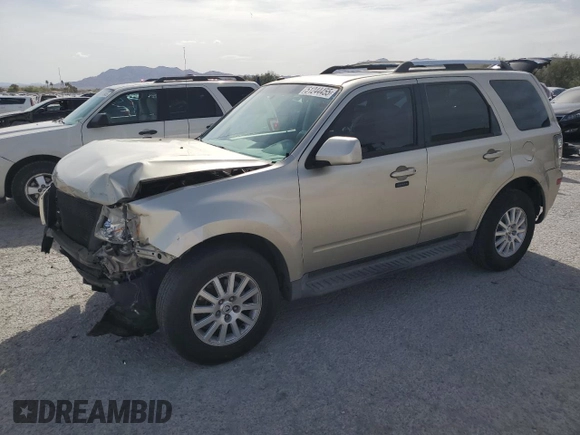 2010 Mercury Mariner Premier z VIN 4M2CN8HG0AKJ00727, wystawiony jako Copart lot #51244455 z przebiegiem 125 675 mil mil oraz Szkoda całkowita • Salvage title. Historia ofert i sprzedaży dostępna na DreamBid. Obrazek 1.