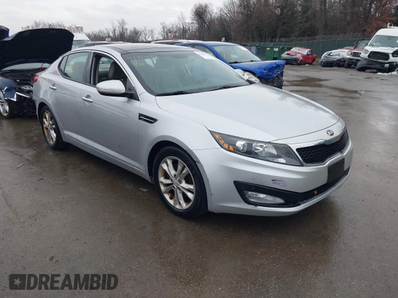 2013 Kia Optima EX with VIN 5XXGN4A78DG187706, listed as a IAAI auction lot 41424932 with 116,625 mi miles and . Bid and sale history available at DreamBid. Image 1.