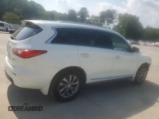 2015 Infiniti QX60 with VIN 5N1AL0MM7FC542689, listed as a Copart auction lot 57584325 with 121,462 mi miles and Salvage title. Bid and sale history available at DreamBid. Image 3.