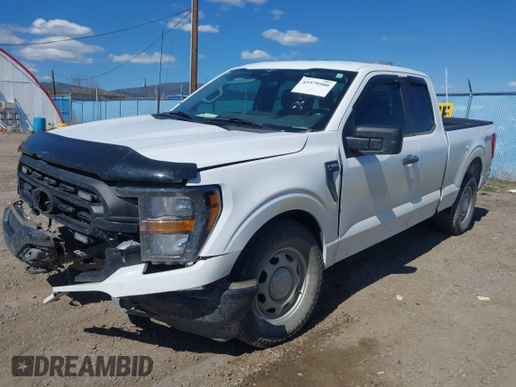 2023 Ford F-150 XL with VIN 1FTEX1EB5PKE10583, listed as a IAAI auction lot 41979500 with 41,611 mi miles. Bid and sale history available at carsss.com. Image 2.