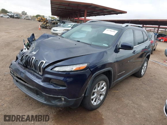 2015 Jeep Cherokee Latitude with VIN 1C4PJLCB8FW506398, listed as a IAAI auction lot 41796516 with 95,204 mi miles and . Bid and sale history available at DreamBid. Image 16.