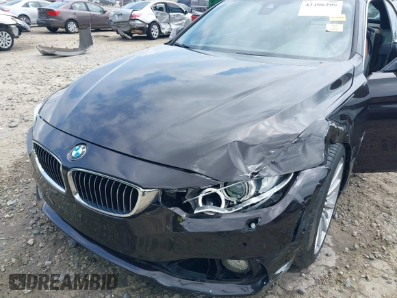 2014 BMW 4 Series 435i with VIN WBA3T3C50EJ876997, listed as a IAAI auction lot 42406299 with 115,048 mi miles and . Bid and sale history available at DreamBid. Image 6.