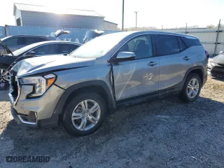 2024 GMC Terrain SLE with VIN 3GKALMEG3RL266710, listed as a Copart auction lot 49746605 with 18,572 mi miles and Clean Title. Bid and sale history available at carsss.com. Image 1.