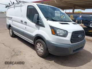2018 Ford Transit with VIN 1FTYR1YM6JKA81209, listed as a IAAI auction lot 42063771 with 154,724 mi miles. Bid and sale history available at carsss.com. Image 1.