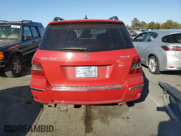 2011 Mercedes-Benz GLK 350 with VIN WDCGG8HB4BF568115, listed as a Copart auction lot 69612404 with 141,035 mi miles and Salvage Title. Bid and sale history available at DreamBid. Image 6.