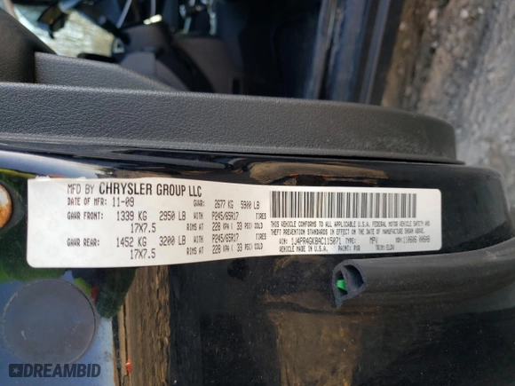 2010 Jeep Grand Cherokee Laredo with VIN 1J4PR4GK8AC115071, listed as a Copart auction lot 48483145 with 211,702 mi miles and Clean Title. Bid and sale history available at carsss.com. Image 13.