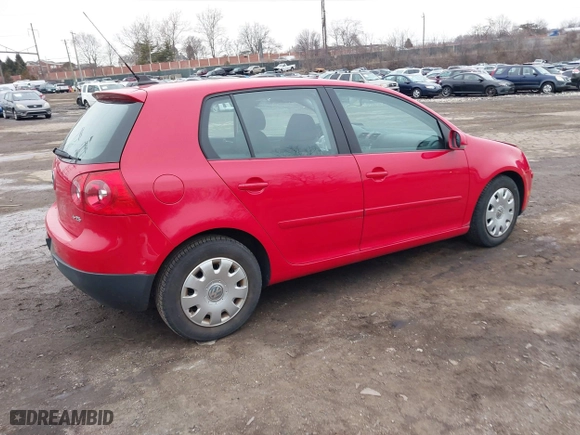 2009 Volkswagen Rabbit S with VIN WVWDB71K59W118060, listed as a IAAI auction lot 41560708 with 63,745 mi miles. Bid and sale history available at carsss.com. Image 4.