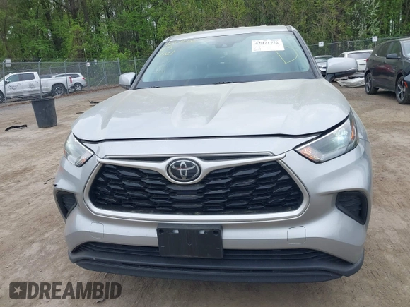 2021 Toyota Highlander L z VIN 5TDCZRBHXMS072546, wystawiony jako IAAI lot #42071752 z przebiegiem 47 233 mil mil oraz . Historia ofert i sprzedaży dostępna na DreamBid. Obrazek 12.
