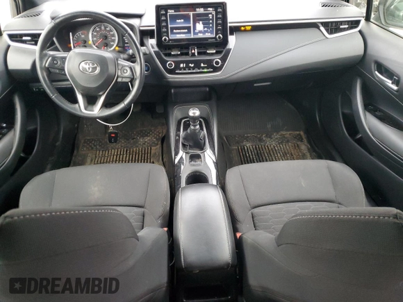 2021 Toyota Corolla Hatchback SE with VIN JTNB4MBE6M3109785, listed as a Copart auction lot 43927255 with 75,012 mi miles and Non Repairable. Bid and sale history available at carsss.com. Image 8.