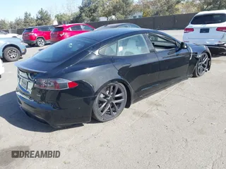 2022 Tesla Model S Plaid with VIN 5YJSA1E62NF460634, listed as a IAAI auction lot 41372644 with 16,050 mi miles and . Bid and sale history available at DreamBid. Image 4.