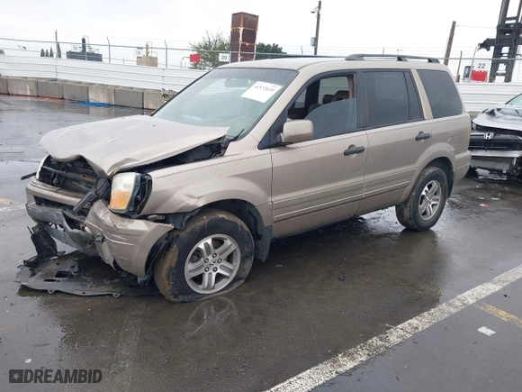 2004 Honda Pilot EX with VIN 2HKYF18604H582741, listed as a IAAI auction lot 41572039 with 225,101 mi miles. Bid and sale history available at carsss.com. Image 17.