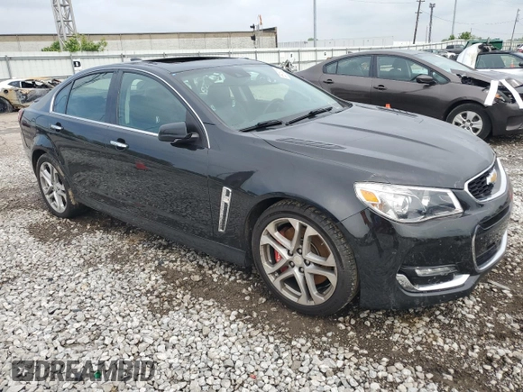 2016 Chevrolet SS with VIN 6G3F15RW5GL217406, listed as a Copart auction lot 55918005 with Not provided miles and Salvage title. Bid and sale history available at DreamBid. Image 4.