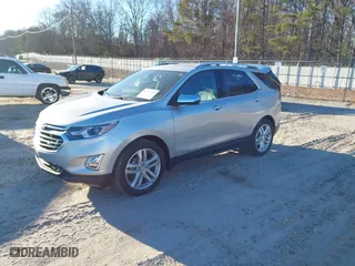 2021 Chevrolet Equinox Premier with VIN 3GNAXNEV6MS158771, listed as a IAAI auction lot 41373425 with 13,551 mi miles. Bid and sale history available at carsss.com. Image 18.