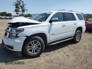 2019 Chevrolet Tahoe LT with VIN 1GNSKBKCXKR275466, listed as a Copart auction lot 62037675 with 179,196 mi miles and Salvage title. Bid and sale history available at DreamBid. Image 1.
