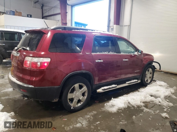 2007 GMC Acadia SLT with VIN 1GKER33727J172996, listed as a Copart auction lot 83800054 with 206,161 mi miles and Non Repairable. Bid and sale history available at DreamBid. Image 3.