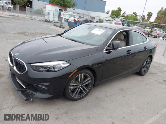 2020 BMW 2 Series 228i xDrive with VIN WBA73AK01L7F85126, listed as a IAAI auction lot 42110803 with 33,411 mi miles and . Bid and sale history available at carsss.com. Image 2.