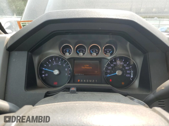 2012 Ford F-250 XL with VIN 1FT7W2B67CEC90383, listed as a Copart auction lot 59739305 with 225,193 mi miles and Salvage title. Bid and sale history available at DreamBid. Image 9.