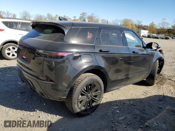 2024 Land Rover Range Rover Evoque Dynamic SE with VIN SALZL2FX1RH253382, listed as a Copart auction lot 77854924 with 0 mi miles and Salvage Title. Bid and sale history available at carsss.com. Image 3.