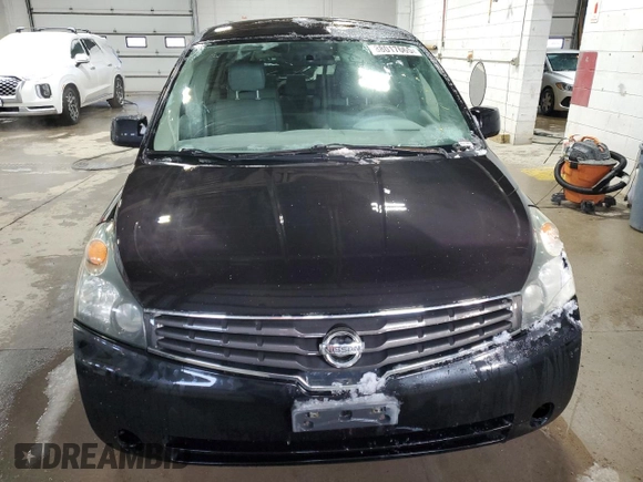 2007 Nissan Quest S with VIN 5N1BV28U67N134677, listed as a Copart auction lot 88017665 with 145,061 mi miles and Salvage Title. Bid and sale history available at carsss.com. Image 5.