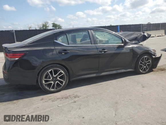 2024 Nissan Sentra SR с VIN 3N1AB8DV3RY306747, выставлен на аукционе Copart как лот 54246175 с пробегом 26 376 миль миль и На запчасти • Non repairable. История ставок и продаж доступна на DreamBid. Изображение 3.