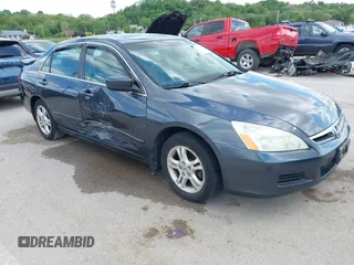 2007 Honda Accord EX с VIN 1HGCM567X7A158015, выставлен на аукционе IAAI как лот 42173705 с пробегом 214 953 миль миль и . История ставок и продаж доступна на DreamBid. Изображение 1.