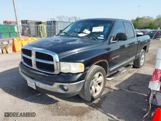 2005 Dodge Ram 1500 SLT with VIN 1D7HA18D45S281797, listed as a IAAI auction lot 42039050 with 208,245 mi miles. Bid and sale history available at carsss.com. Image 2.