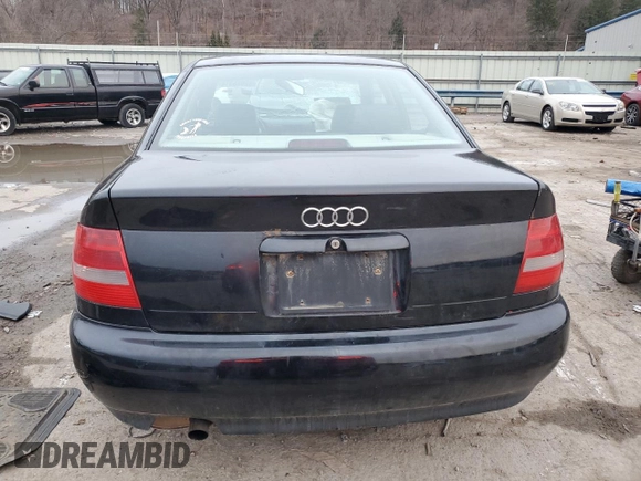 2000 Audi A4 with VIN WAUDC28D4YA127848, listed as a Copart auction lot 82035314 with 260,362 mi miles and Salvage title. Bid and sale history available at DreamBid. Image 6.