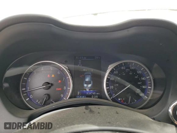 2017 Infiniti Q50 Premium with VIN JN1EV7AR9HM834868, listed as a Copart auction lot 54975165 with 109,746 mi miles and Salvage title. Bid and sale history available at DreamBid. Image 9.