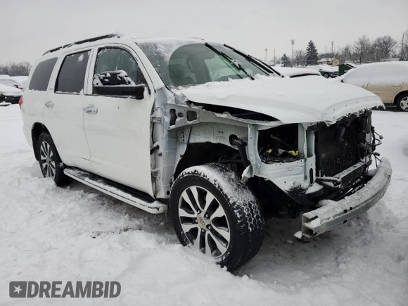 2010 Toyota Sequoia Ltd with VIN 5TDJW5G19AS028120, listed as a Copart auction lot 41635315 with 213,883 mi miles and Salvage Title. Bid and sale history available at carsss.com. Image 4.