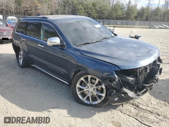 2021 Jeep Grand Cherokee Summit with VIN 1C4RJFJG5MC559938, listed as a Copart auction lot 83175414 with 43,810 mi miles and Salvage Title. Bid and sale history available at carsss.com. Image 4.