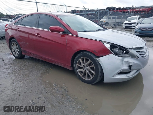 2011 Hyundai Sonata GLS with VIN 5NPEB4AC9BH057240, listed as a IAAI auction lot 41919938 with 149,580 mi miles and . Bid and sale history available at carsss.com. Image 1.