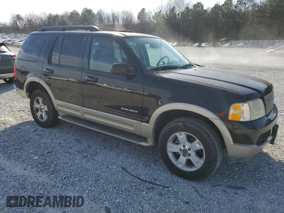 2005 Ford Explorer Eddie Bauer z VIN 1FMZU64WX5UA75605, wystawiony jako Copart lot #47082575 z przebiegiem Nie podano mil oraz Szkoda całkowita • Salvage title. Historia ofert i sprzedaży dostępna na DreamBid. Obrazek 4.