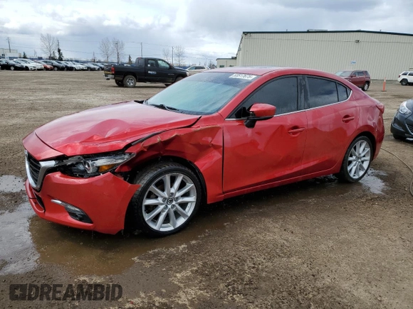 2017 Mazda 3 Grand Touring z VIN JM1BN1W31H1126875, wystawiony jako Copart lot #53517675 z przebiegiem 138 855 mil mil oraz Szkoda całkowita • Salvage title. Historia ofert i sprzedaży dostępna na DreamBid. Obrazek 1.