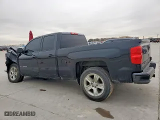 2018 Chevrolet Silverado 1500 Custom with VIN 1GCRCPEC4JZ356345, listed as a Copart auction lot 46610385 with 126,607 mi miles and Salvage Title. Bid and sale history available at carsss.com. Image 2.