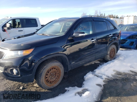 2013 Kia Sorento EX with VIN 5XYKUDA2XDG344908, listed as a Copart auction lot 51639355 with 190,766 mi miles and Salvage title. Bid and sale history available at DreamBid. Image 1.