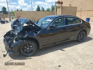 2025 BMW 3 Series 330i with VIN 3MW69CW03S8F17663, listed as a Copart auction lot 61636775 with Not provided miles and Salvage title. Bid and sale history available at DreamBid. Image 1.